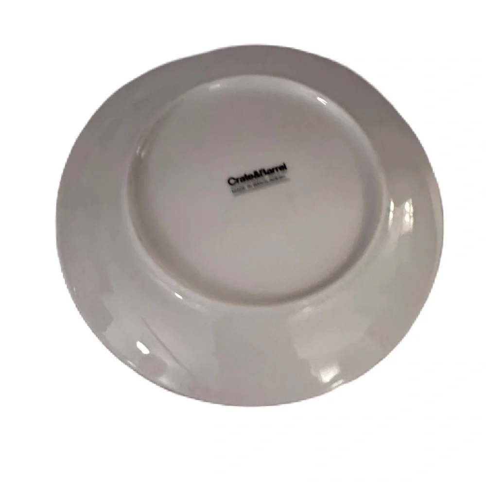 Crate & Barrel‎ Christmas Reindeer &Snow Plates Set 3